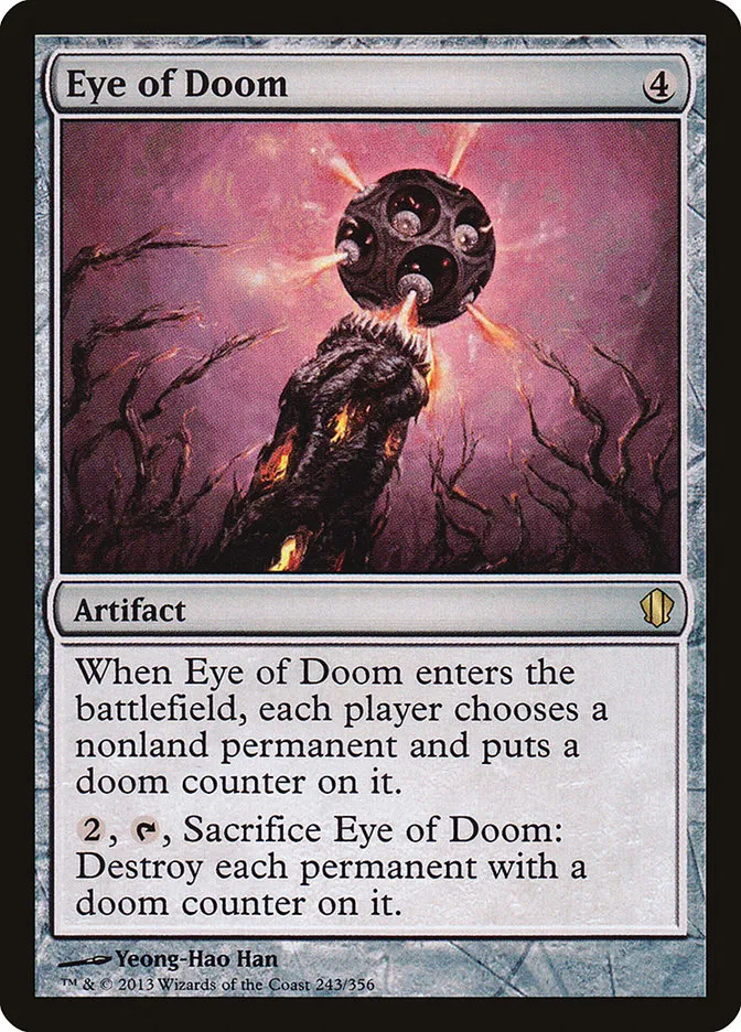 2013 Commander 2013 Eye of Doom #243 rare card image