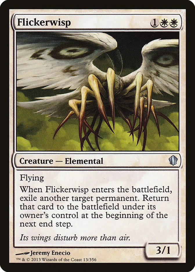 2013 Commander 2013 Flickerwisp uncommon #13 uncommon card image