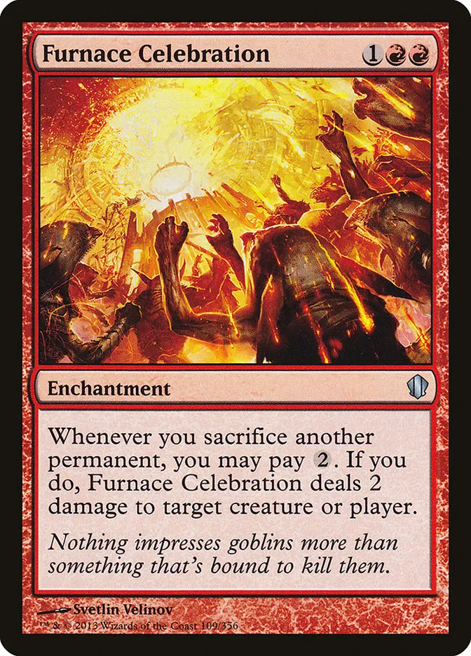 2013 Commander 2013 Furnace Celebration #109 uncommon card image