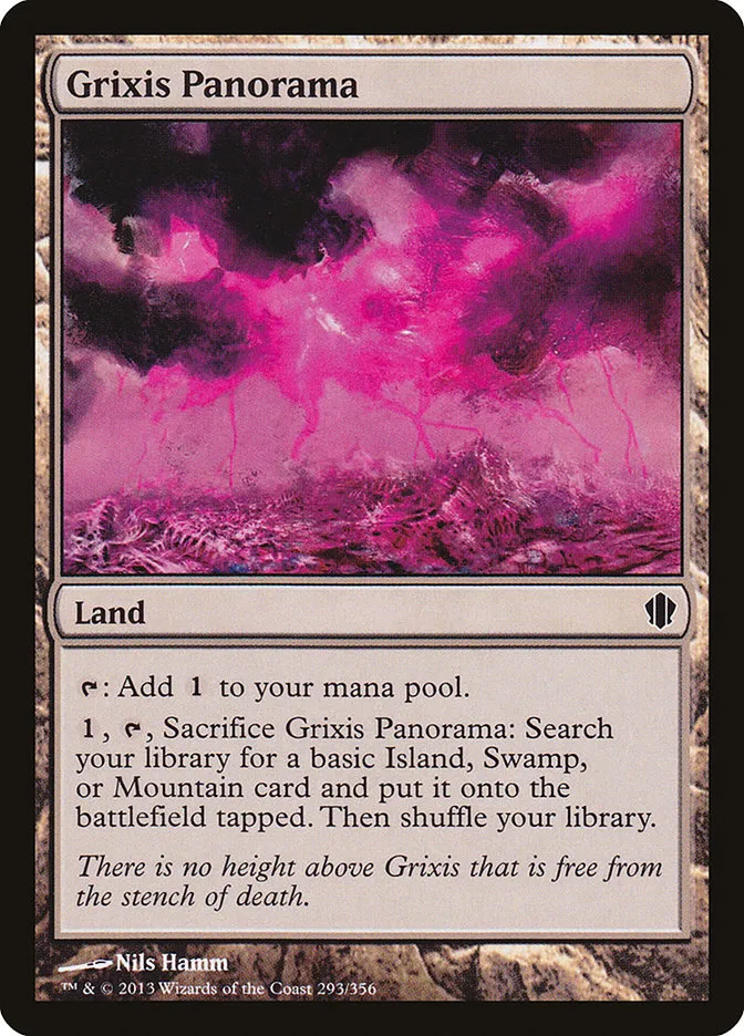 2013 Commander 2013 Grixis Panorama common #293 common card image