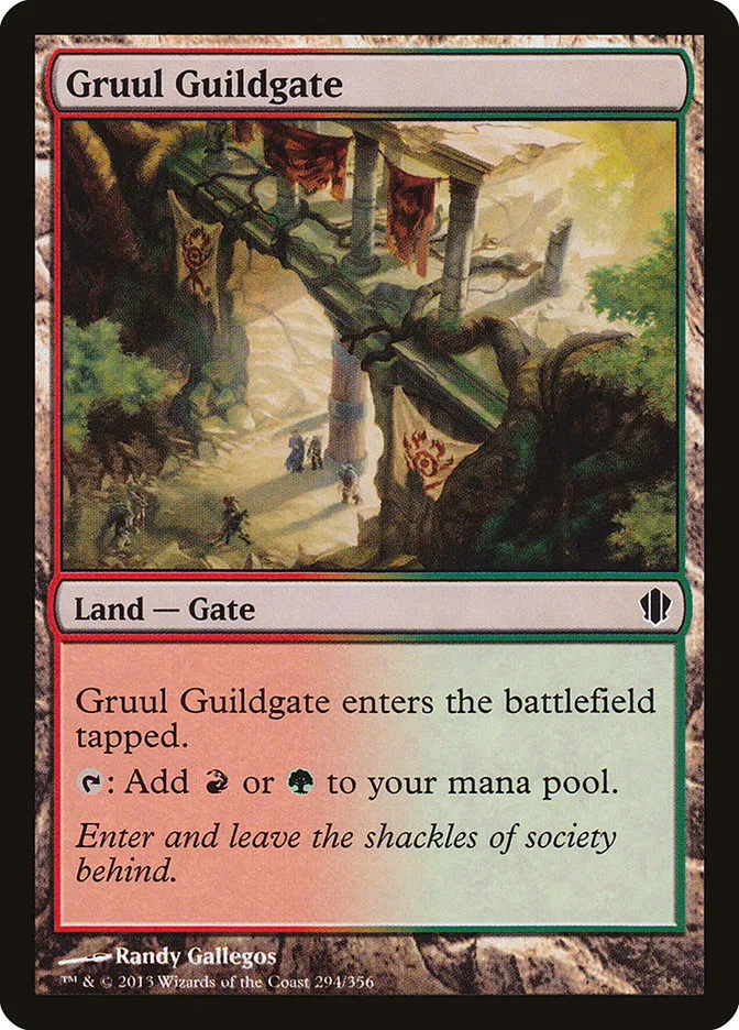 2013 Commander 2013 Gruul Guildgate common #294 common card image