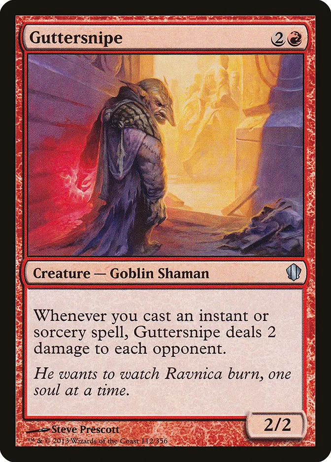 2013 Commander 2013 Guttersnipe uncommon #112 uncommon card image
