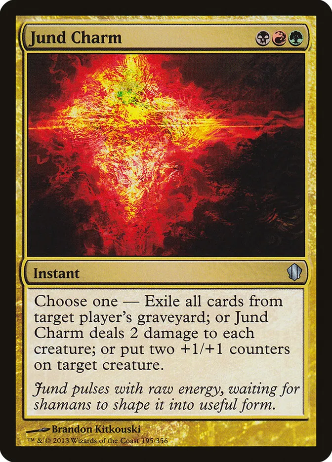 2013 Commander 2013 Jund Charm uncommon #195 uncommon card image