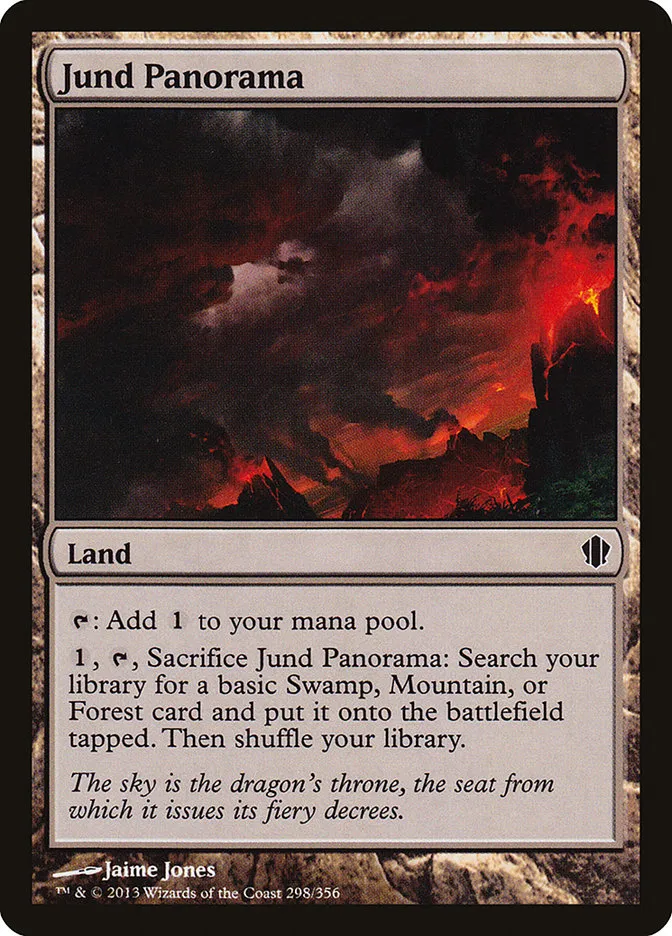 2013 Commander 2013 Jund Panorama common #298 common card image