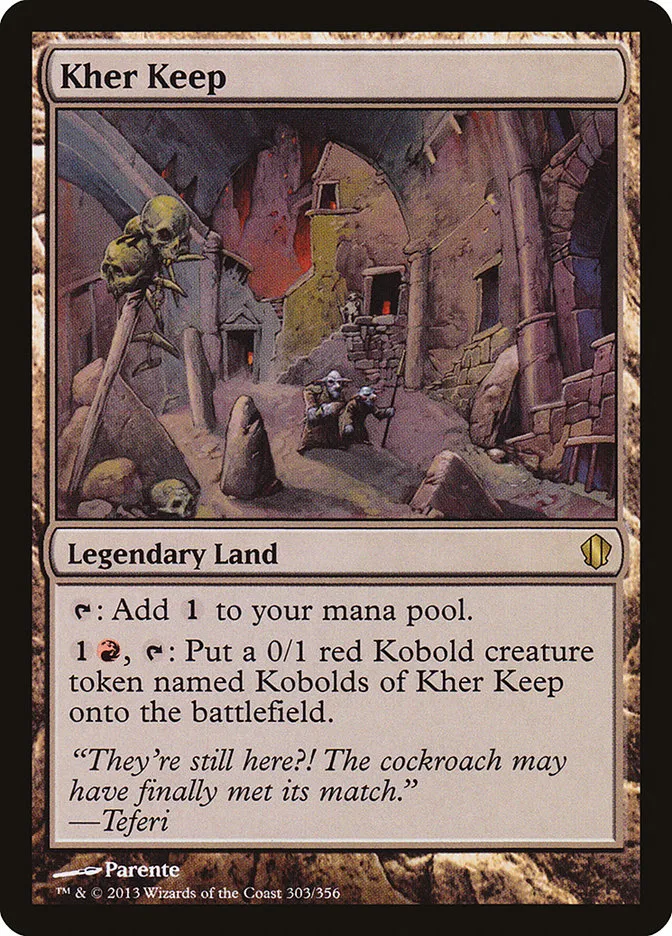 2013 Commander 2013 Kher Keep rare #303 rare card image
