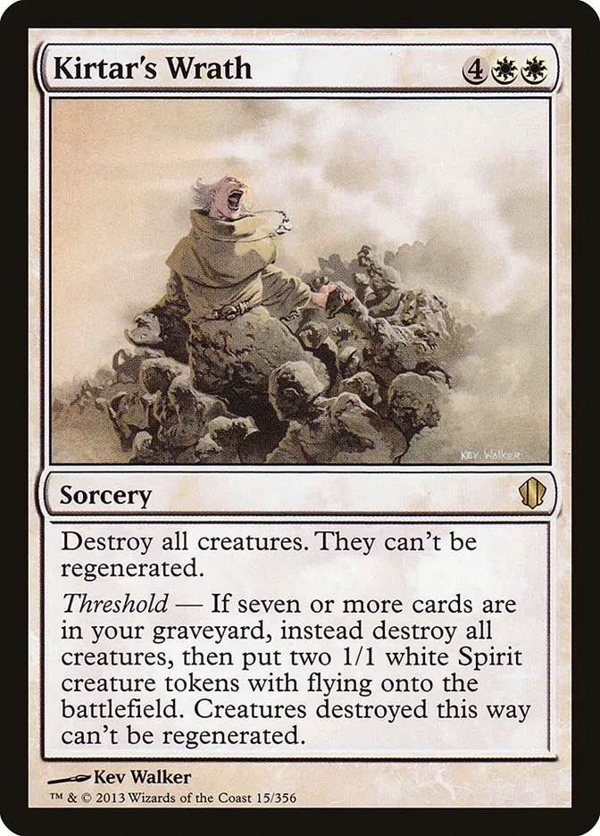 2013 Commander 2013 Kirtar's Wrath #15 rare card image