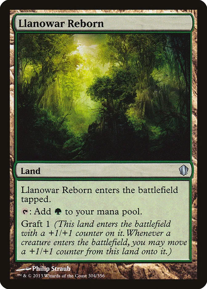 2013 Commander 2013 Llanowar Reborn uncommon #304 uncommon card image