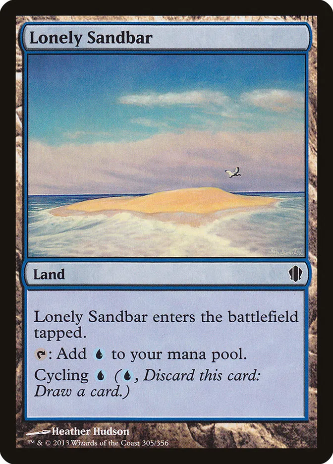 2013 Commander 2013 Lonely Sandbar common #305 common card image