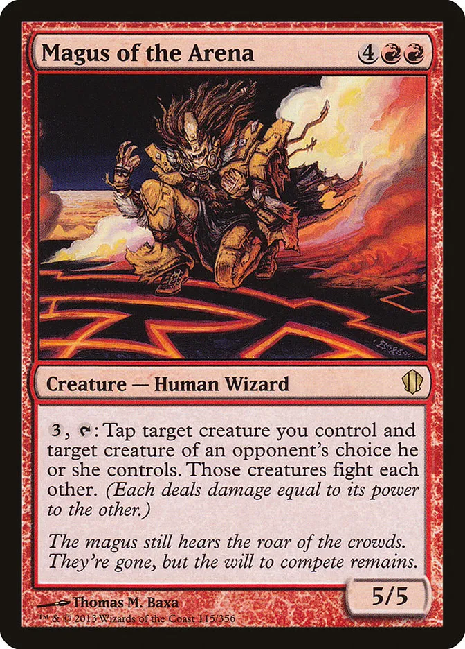 2013 Commander 2013 Magus of the Arena #115 rare card image
