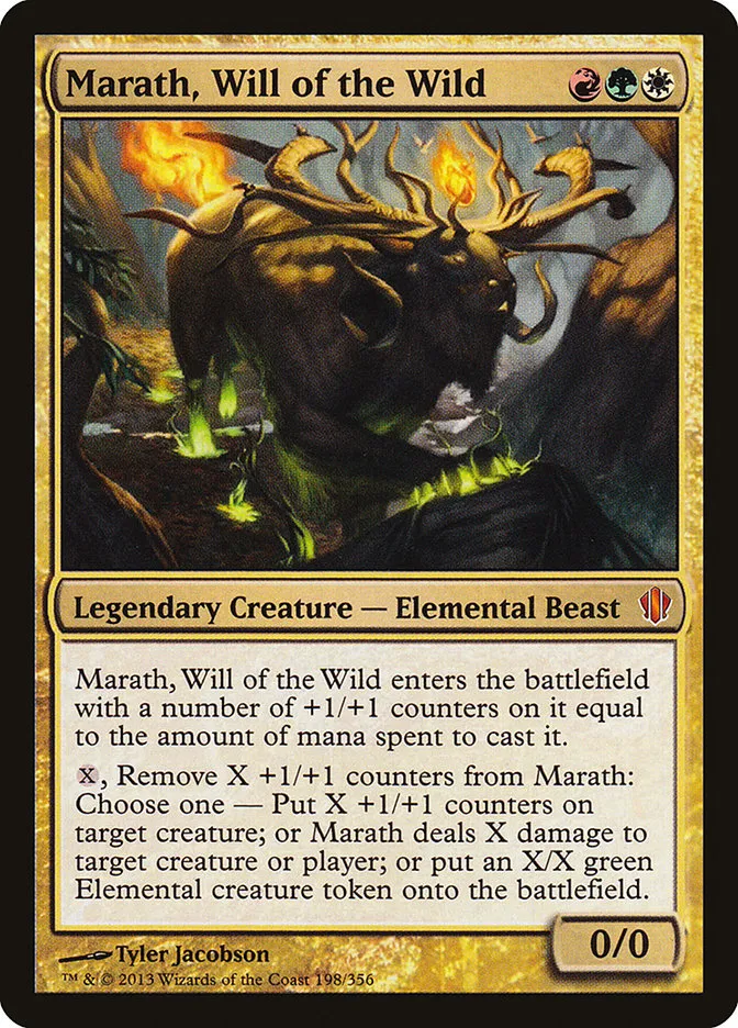 2013 Commander 2013 Marath, Will of the Wild #198 mythic card image