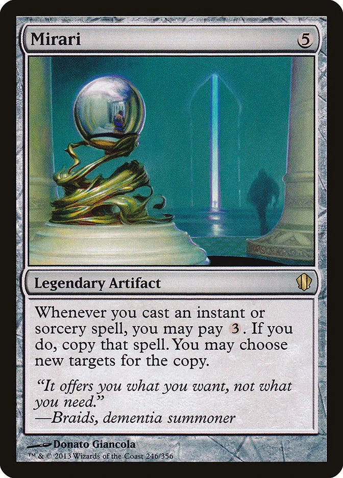 2013 Commander 2013 Mirari rare #246 rare card image