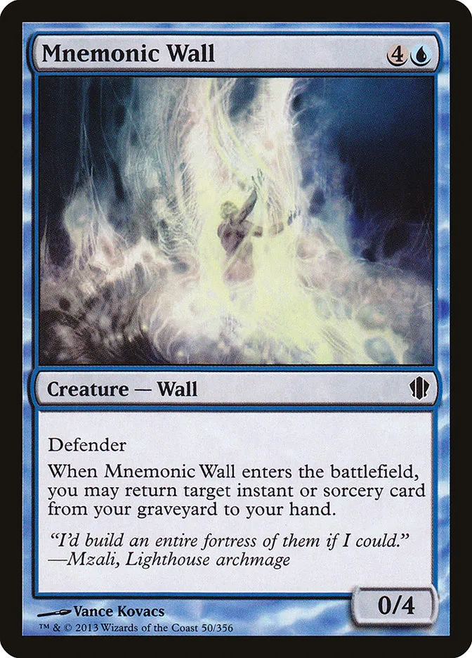 2013 Commander 2013 Mnemonic Wall common #50 common card image