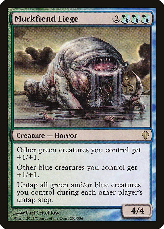 2013 Commander 2013 Murkfiend Liege #231 rare card image