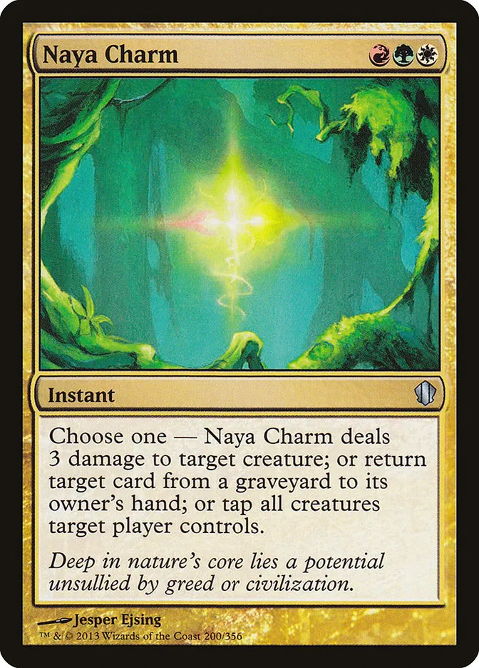 2013 Commander 2013 Naya Charm uncommon #200 uncommon card image