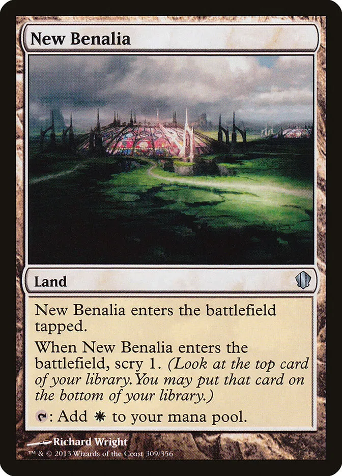 2013 Commander 2013 New Benalia uncommon #309 uncommon card image