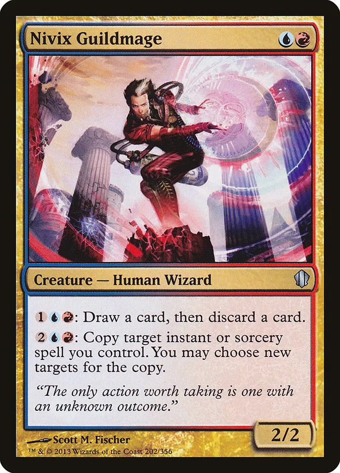 2013 Commander 2013 Nivix Guildmage uncommon #202 uncommon card image