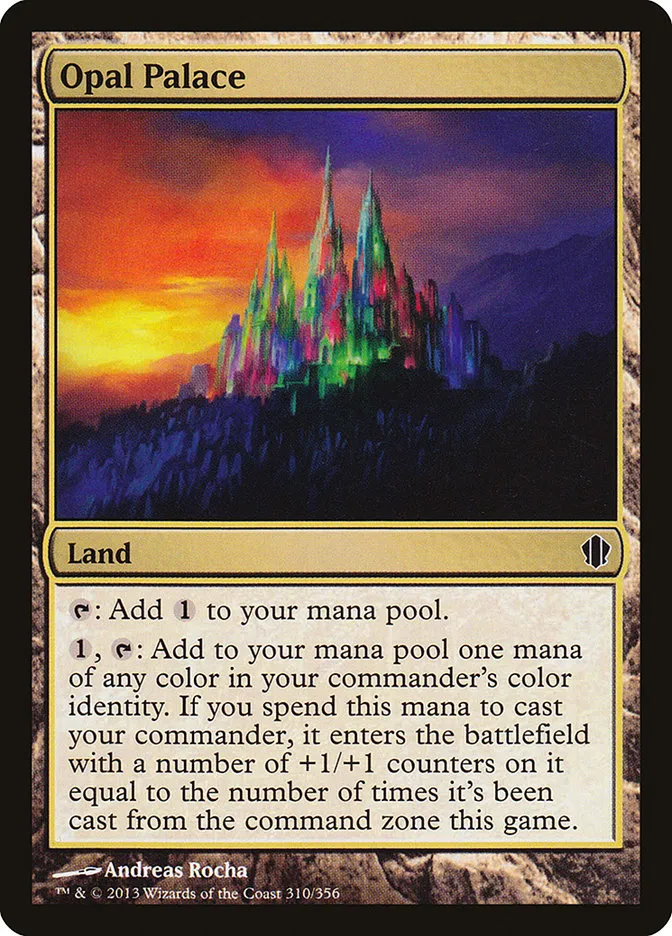 2013 Commander 2013 Opal Palace common #310 common card image