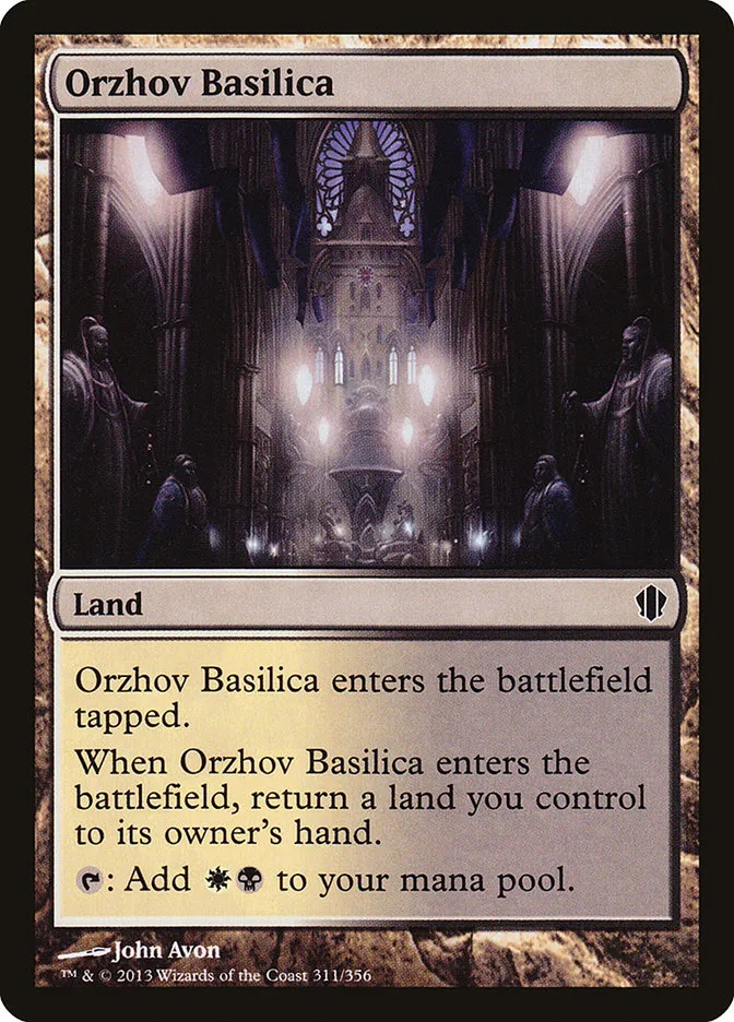 2013 Commander 2013 Orzhov Basilica common #311 common card image