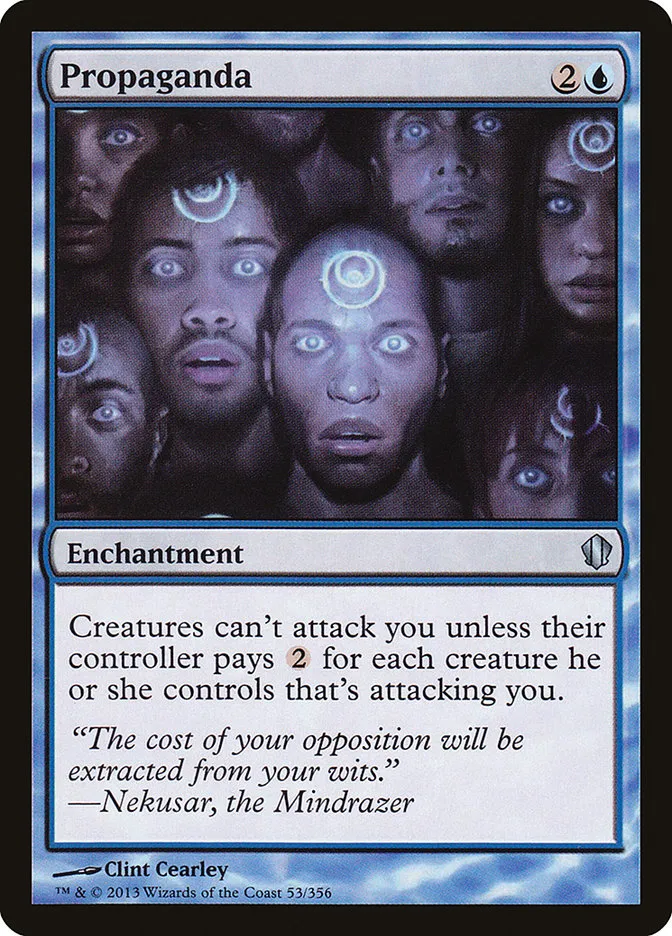 2013 Commander 2013 Propaganda uncommon #53 uncommon card image