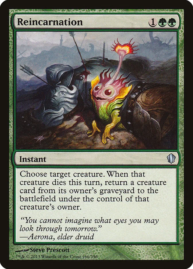 2013 Commander 2013 Reincarnation uncommon #166 uncommon card image