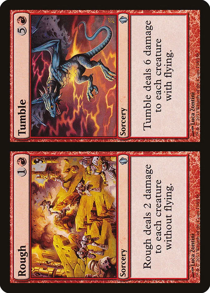 2013 Commander 2013 Rough // Tumble uncommon #118 uncommon card image