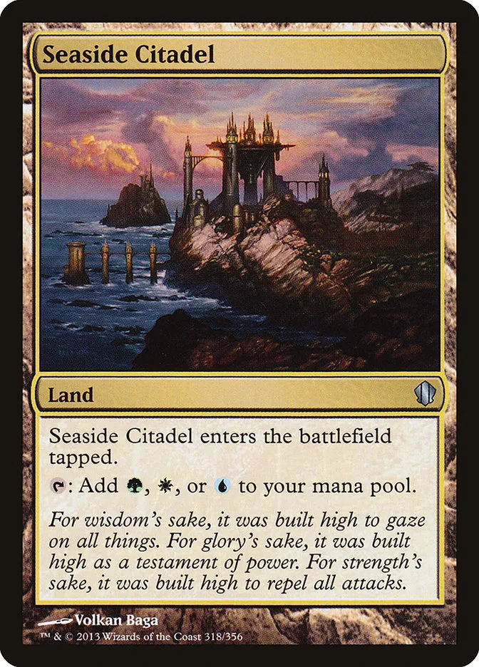 2013 Commander 2013 Seaside Citadel uncommon #318 uncommon card image