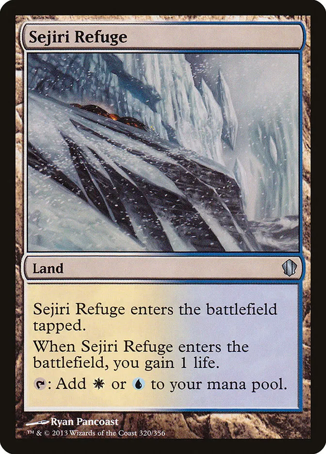 2013 Commander 2013 Sejiri Refuge #320 uncommon card image