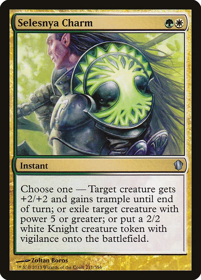 2013 Commander 2013 Selesnya Charm uncommon #211 uncommon card image