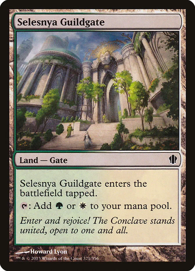 2013 Commander 2013 Selesnya Guildgate #321 common card image