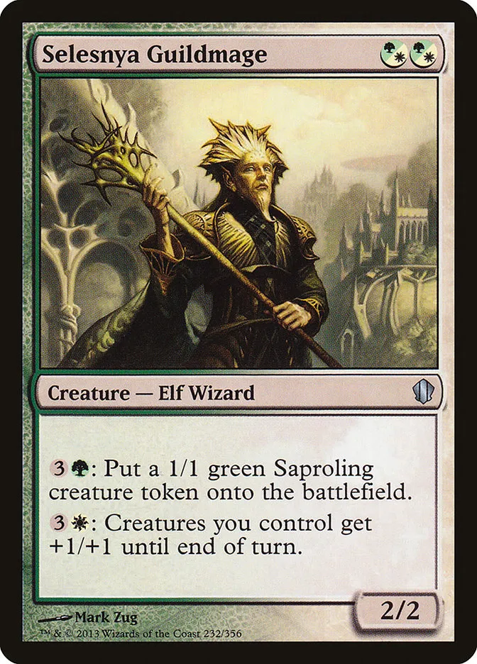 2013 Commander 2013 Selesnya Guildmage uncommon #232 uncommon card image