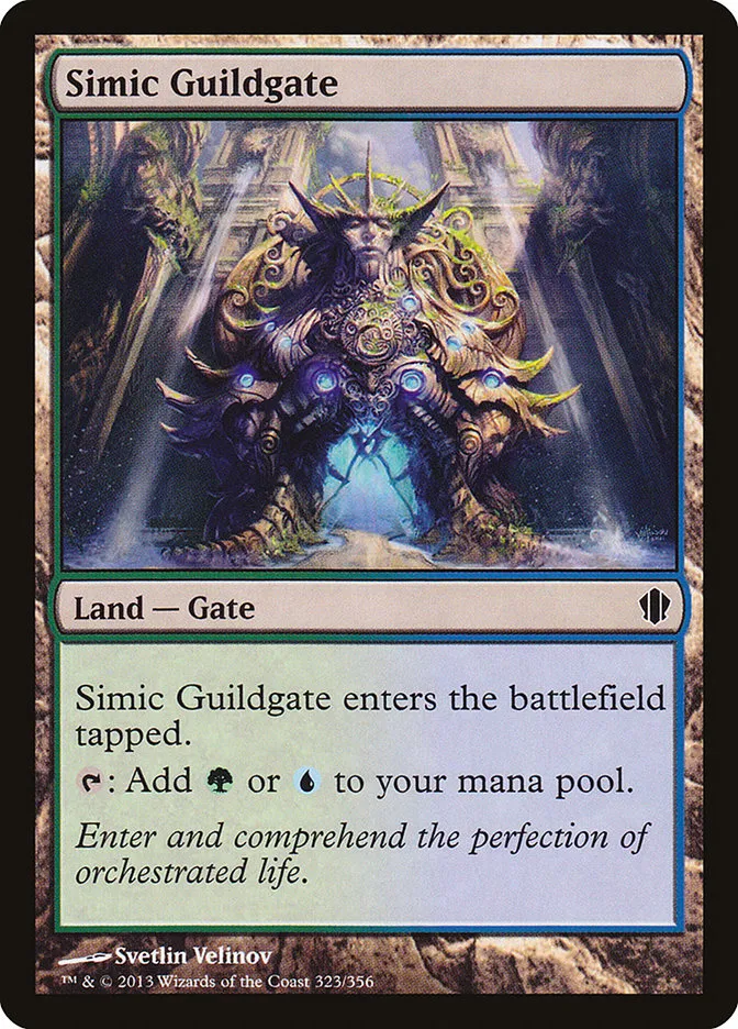 2013 Commander 2013 Simic Guildgate common #323 common card image