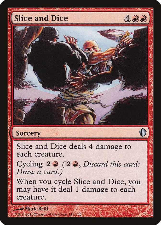 2013 Commander 2013 Slice and Dice uncommon #119 uncommon card image
