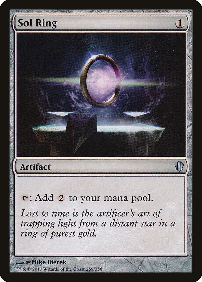2013 Commander 2013 Sol Ring uncommon #259 uncommon card image