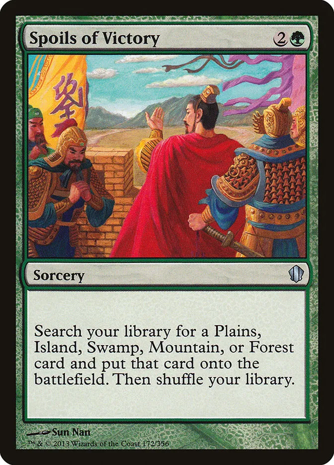 2013 Commander 2013 Spoils of Victory #172 uncommon card image