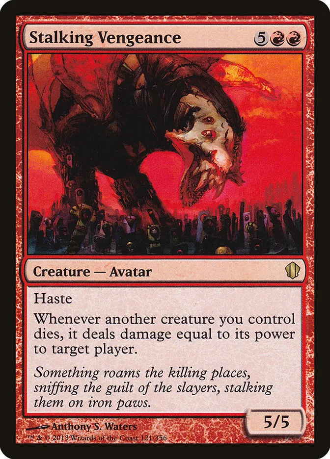 2013 Commander 2013 Stalking Vengeance #121 rare card image