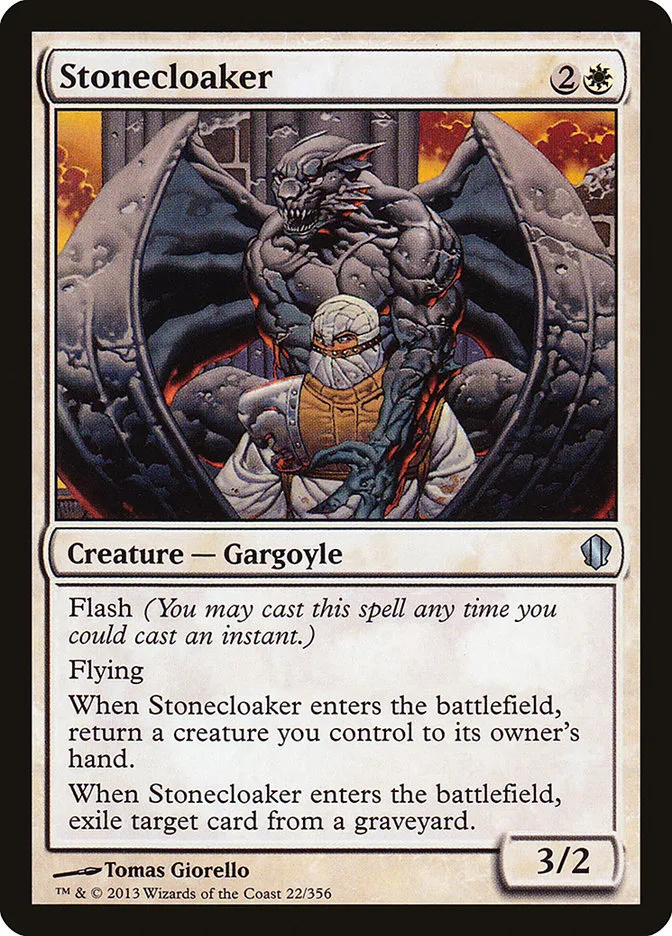 2013 Commander 2013 Stonecloaker uncommon #22 uncommon card image