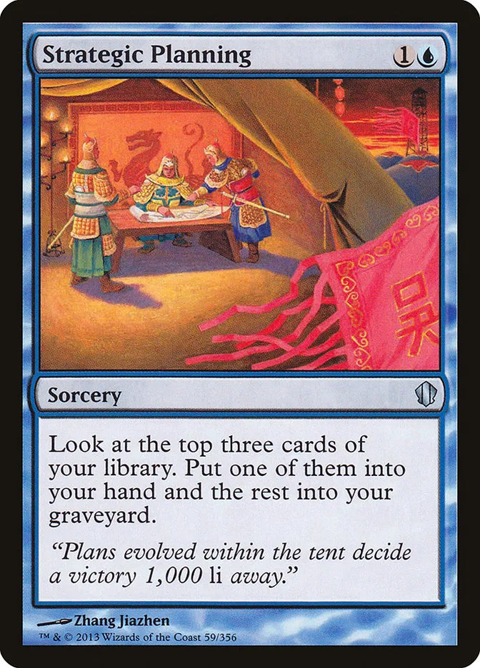 2013 Commander 2013 Strategic Planning uncommon #59 uncommon card image