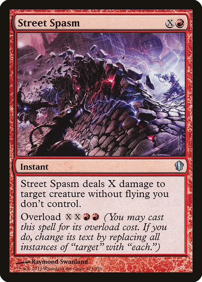 2013 Commander 2013 Street Spasm #123 uncommon card image