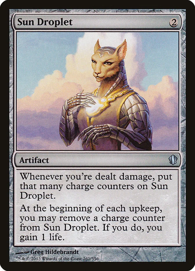 2013 Commander 2013 Sun Droplet uncommon #261 uncommon card image