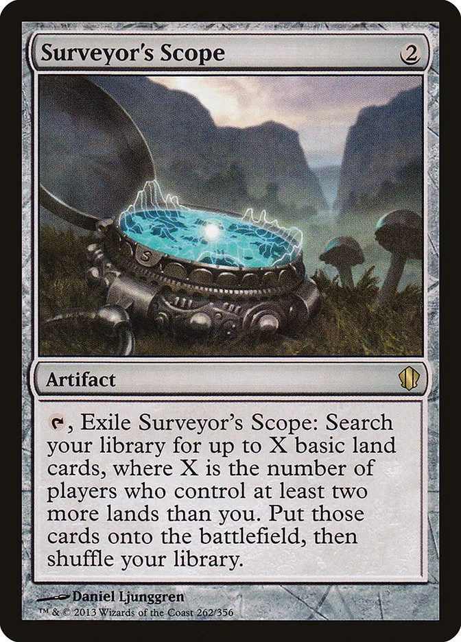 2013 Commander 2013 Surveyor's Scope rare #262 rare card image