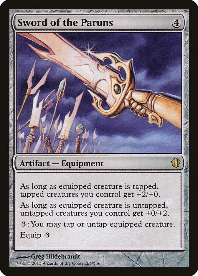 2013 Commander 2013 Sword of the Paruns #264 rare card image