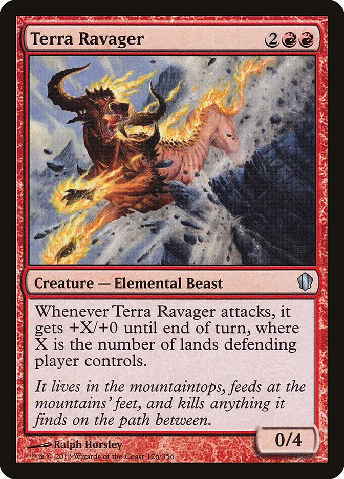 2013 Commander 2013 Terra Ravager uncommon #126 uncommon card image