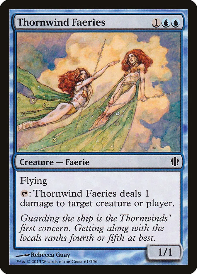 2013 Commander 2013 Thornwind Faeries common #61 common card image