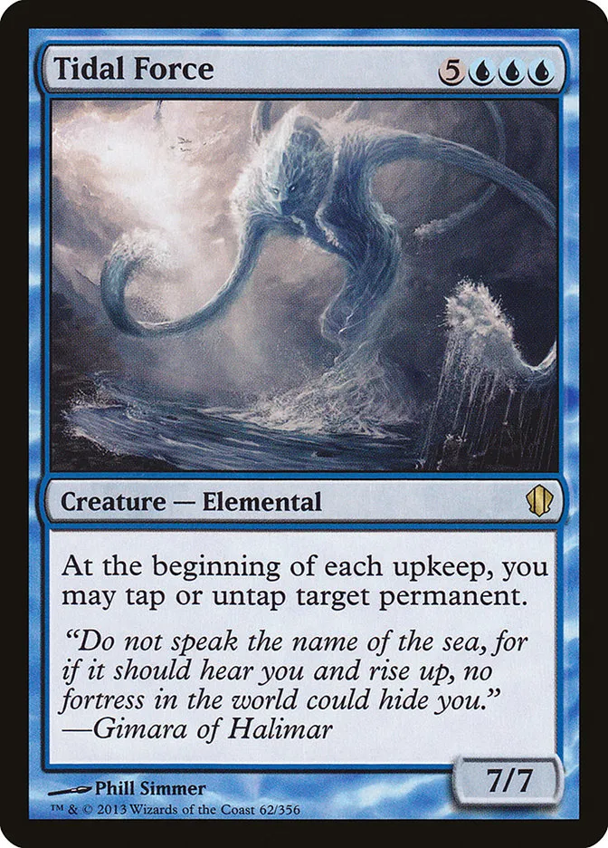 2013 Commander 2013 Tidal Force rare #62 rare card image