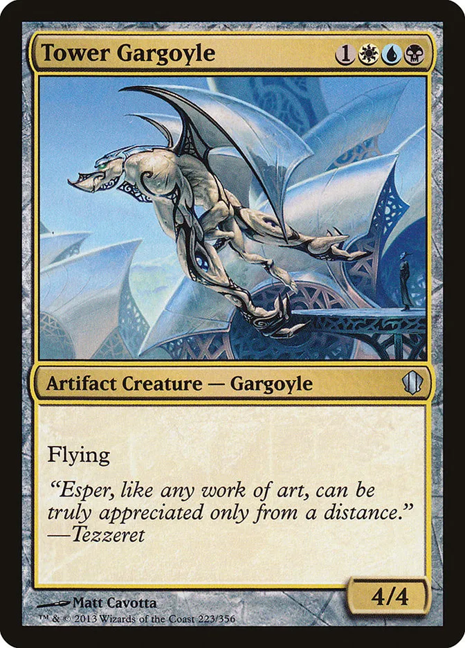 2013 Commander 2013 Tower Gargoyle uncommon #223 uncommon card image