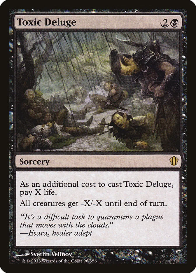 2013 Commander 2013 Toxic Deluge #96 rare card image