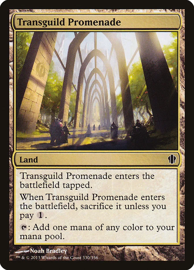 2013 Commander 2013 Transguild Promenade common #330 common card image