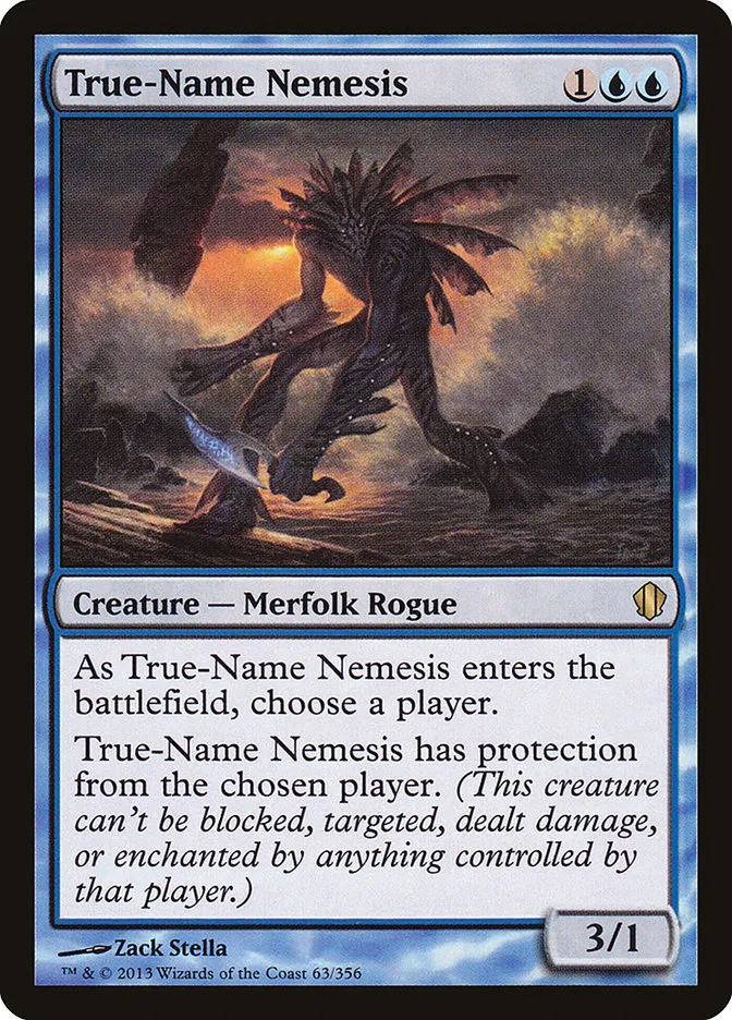 2013 Commander 2013 True-Name Nemesis rare #63 rare card image