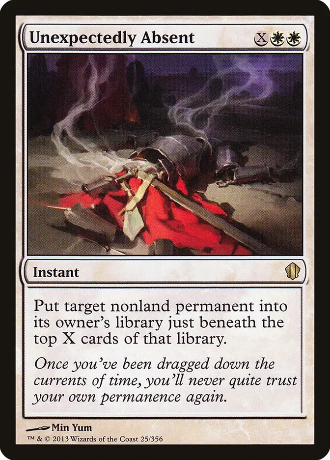 2013 Commander 2013 Unexpectedly Absent rare #25 rare card image