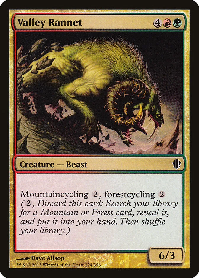 2013 Commander 2013 Valley Rannet #224 common card image